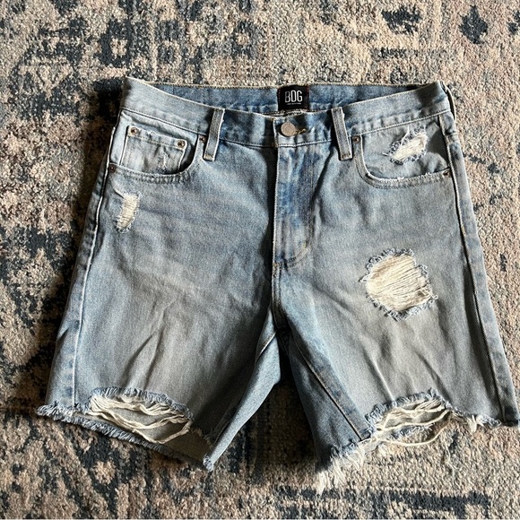 BDG cutoff Bermuda denim shorts - Picture 1 of 4